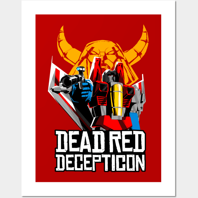 Dead Red Deception Wall Art by manoystee